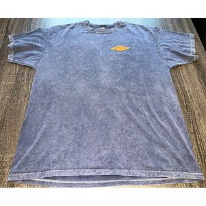 Yesterdays Rincon Marina Graphic T Shirt‎ Mens XL Washed Blue Short Sleeve Tee